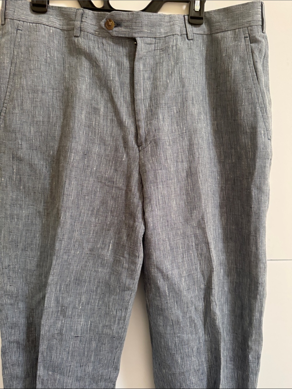 Brooks Brothers Light Gray Textured Men's Dress Pants
